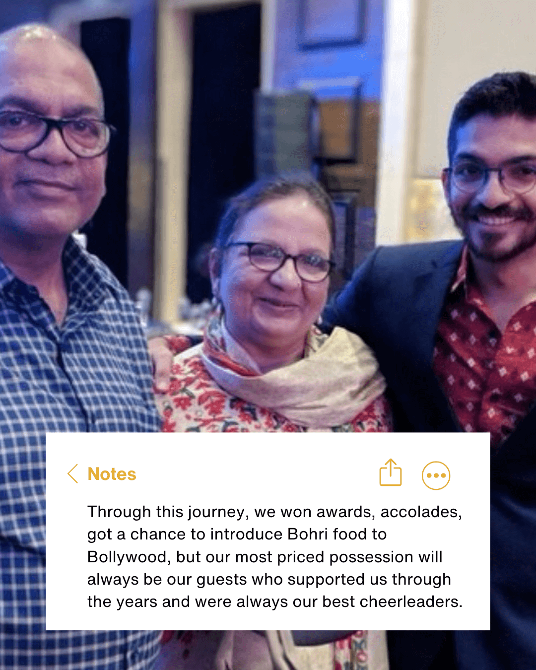 The Bohri Kitchen shutdown announcement note, slide 5 of the story gallery